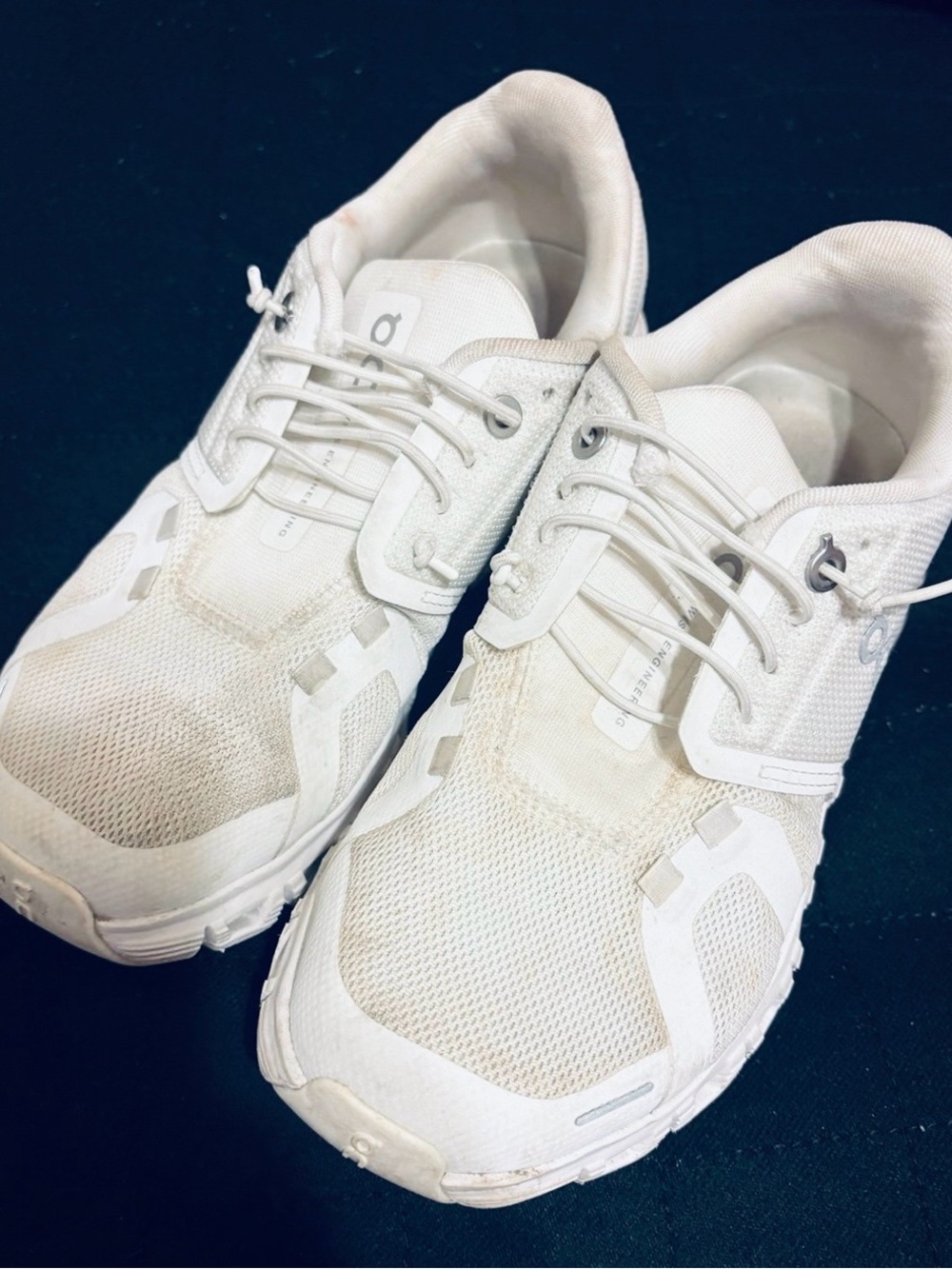 On cloud shoes